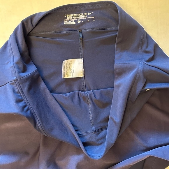 Nike Dri Fit Golf Tour Performance Navy Blue Skirt Skort Sz-L. B5 - Picture 5 of 10